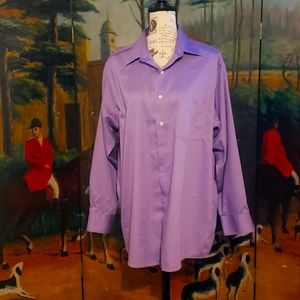 COPY - Wrinkle free Arrow purple dress shirt 👔 💜 sz 16 1/2